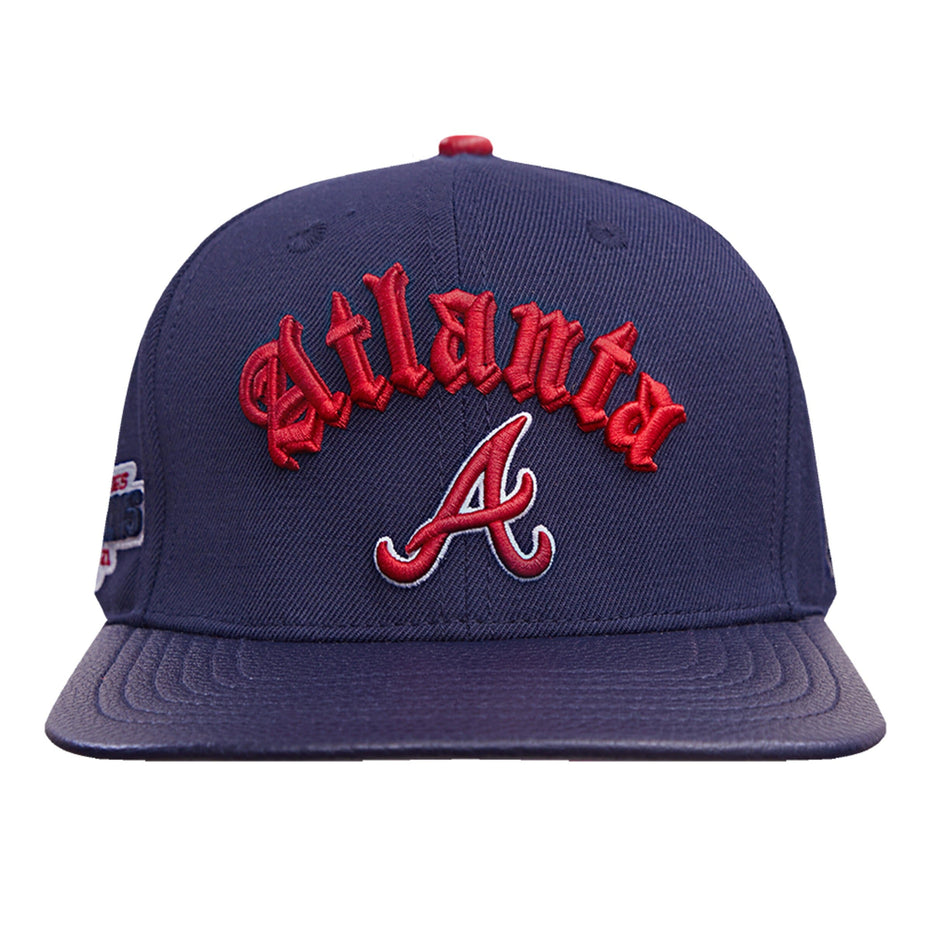 Atlanta Braves - MLB 2021 World Series Old English Snapback Hat