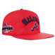 Atlanta Braves - MLB 2021 World Series Old English Snapback Hat