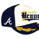 Atlanta Braves - MLB Visor Elite Pinch Front Strapback Men's Hat