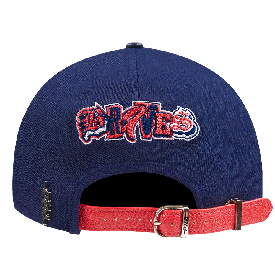 Atlanta Braves - MLB City Ransom Leather Pinch Front Strapback Hat