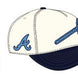 Atlanta Braves - MLB Blueberry 2Tone Logo Pinch Front Strapback Hat