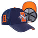 Detroit Tigers - MLB Team Pennants M Pinch Front Trucker Leather Hat