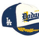 Los Angeles Dodgers - MLB Visor Elite Pinch Front Strapback Hat