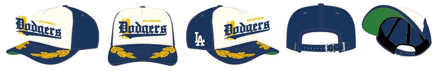 Los Angeles Dodgers - MLB Visor Elite Pinch Front Strapback Hat