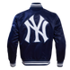 New York Yankees - MLB Script Tail Men's Rib Satin Jacket