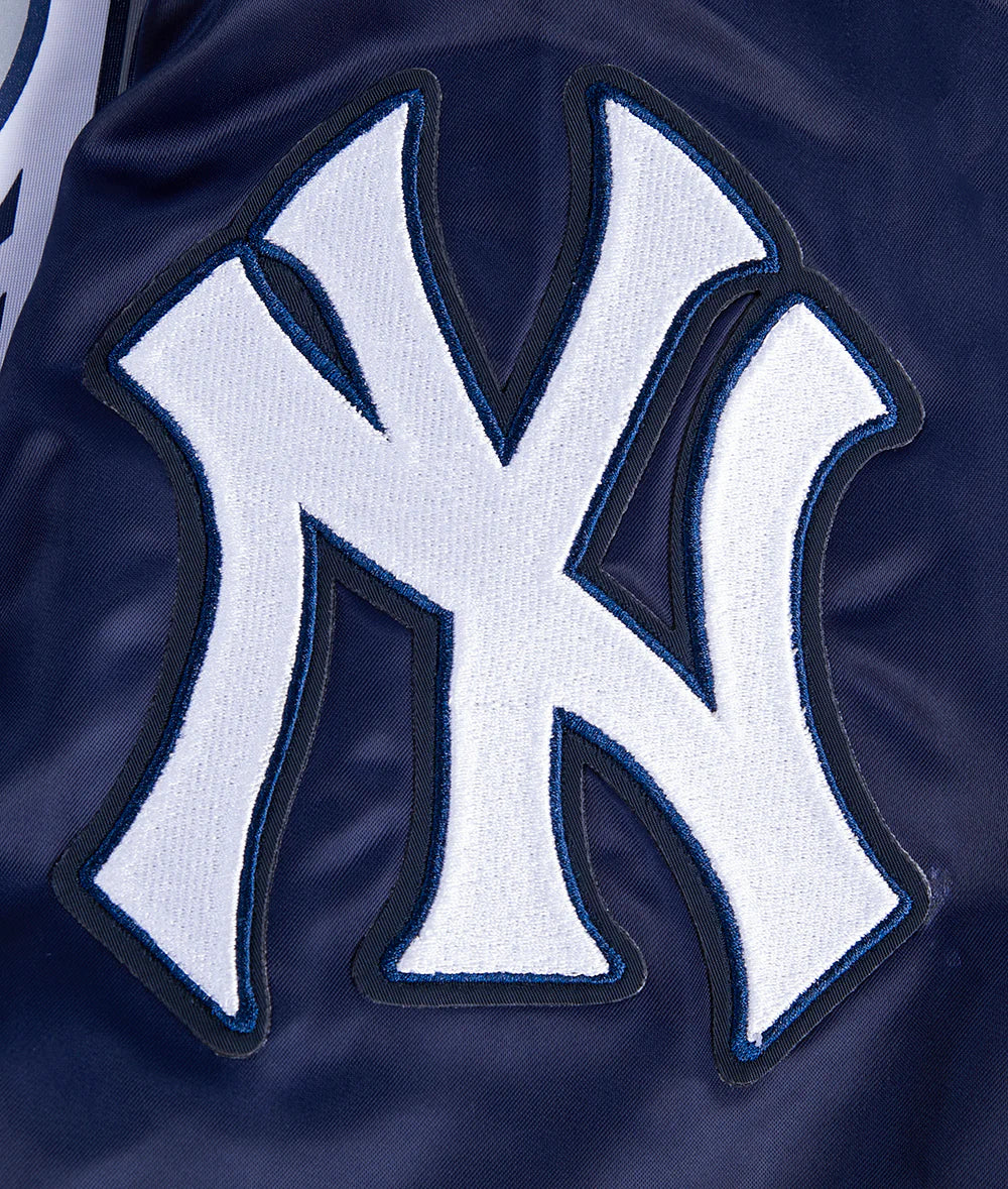 New York Yankees - MLB Script Tail Men's Rib Satin Jacket