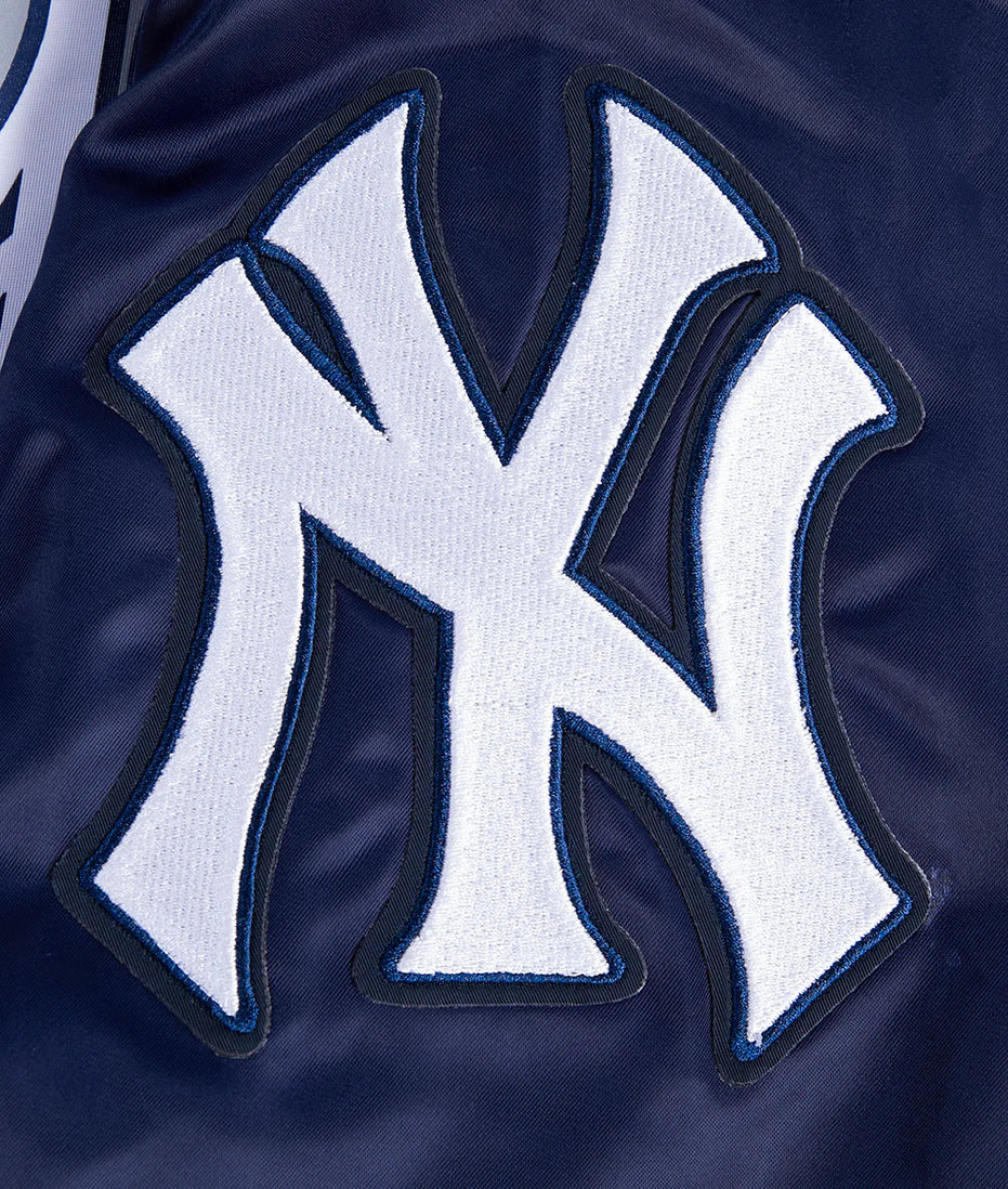 New York Yankees - MLB Script Tail Men's Rib Satin Jacket
