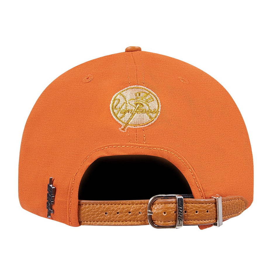 New York Yankees - MLB Gramercy 2 Tone Pinch Front Strapback Burnt Orange Hat
