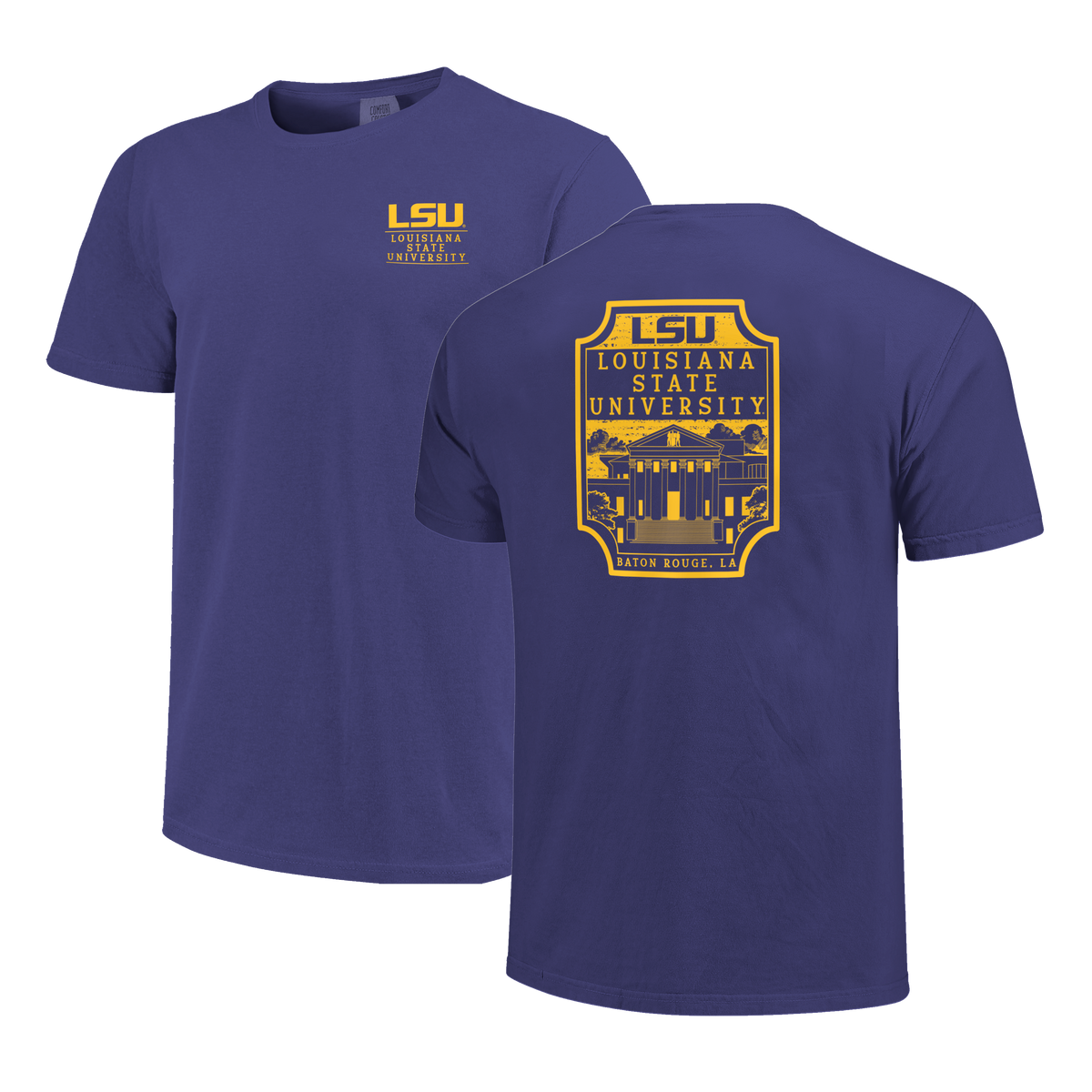 LSU Tigers - Campus Badge T-Shirt