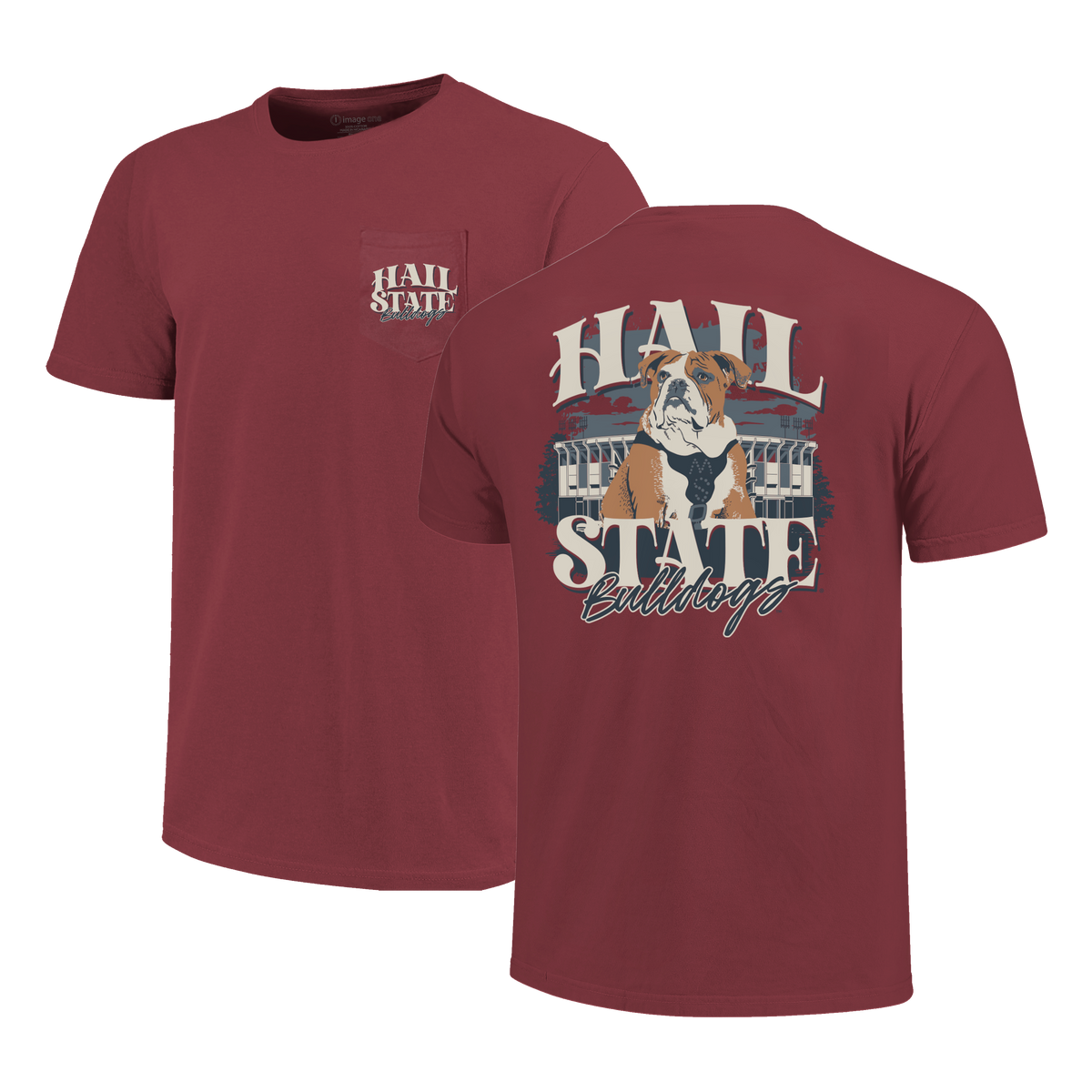 Mississippi State Bulldogs - Stadium Mascot Phrase T-Shirt