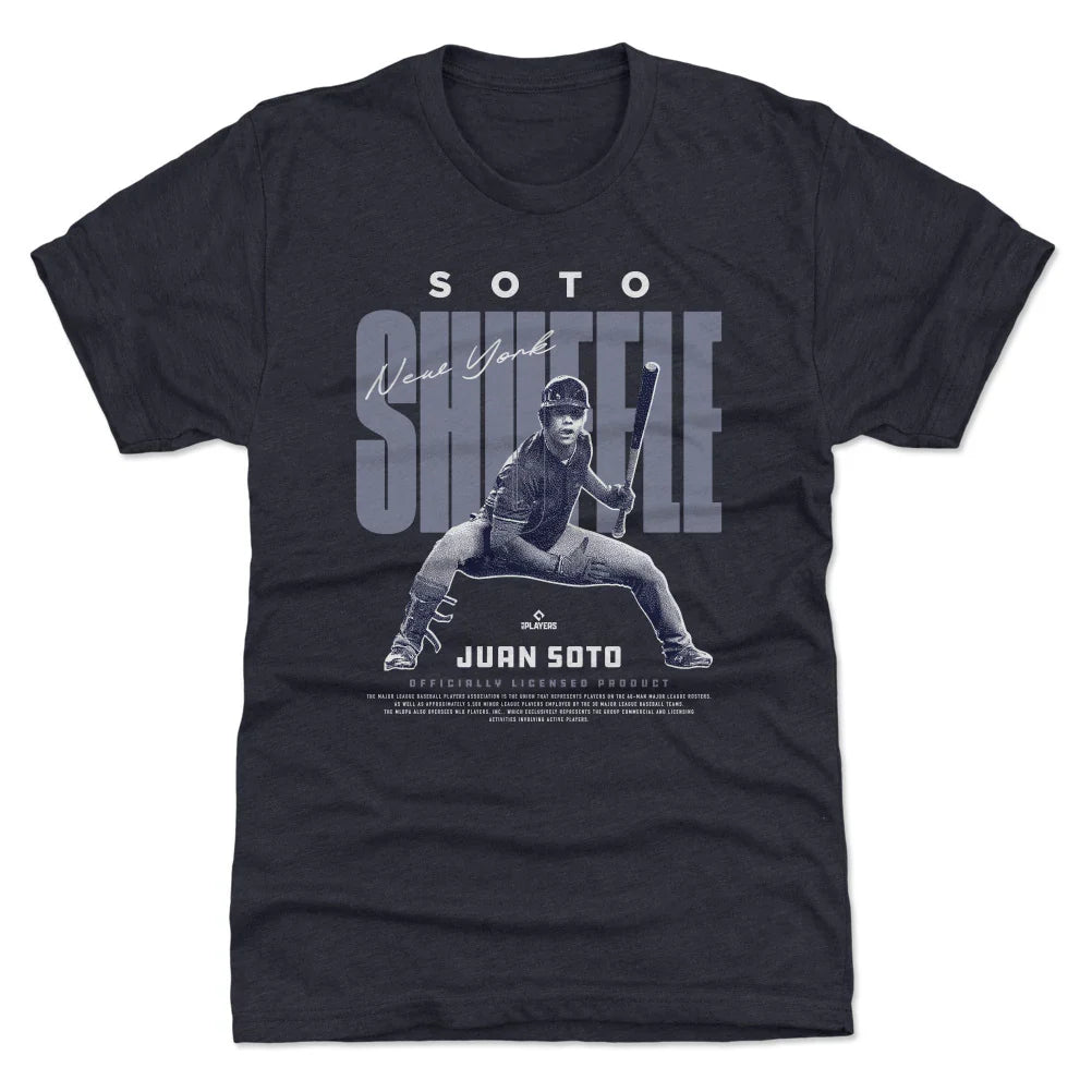 New York Yankees - Juan Soto the Shuffle Navy Adult T-Shirt