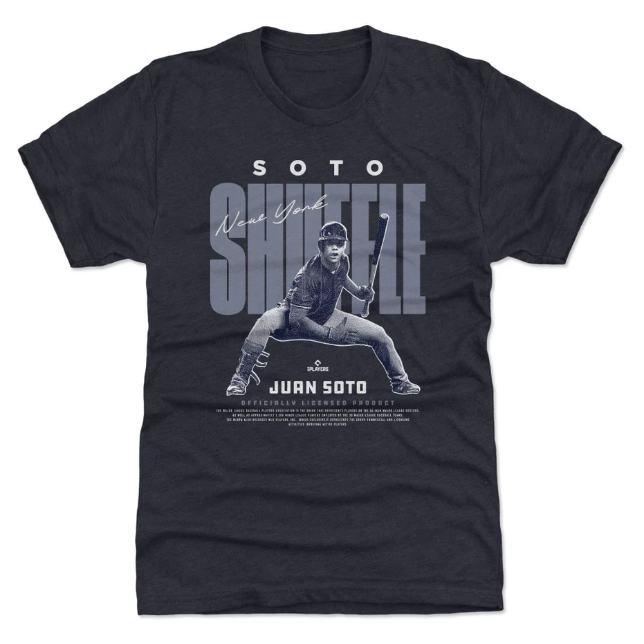 New York Yankees - Juan Soto the Shuffle Navy Adult T-Shirt