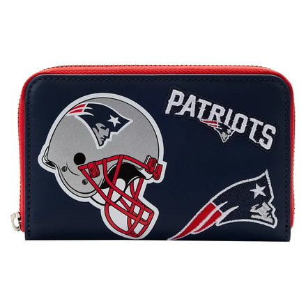 New England Patriots - NFL Patches Zip Around Wallet