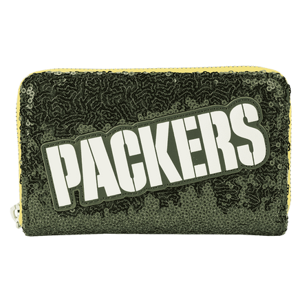Green Bay Packers - NFL Sequin Zip Around Wallet