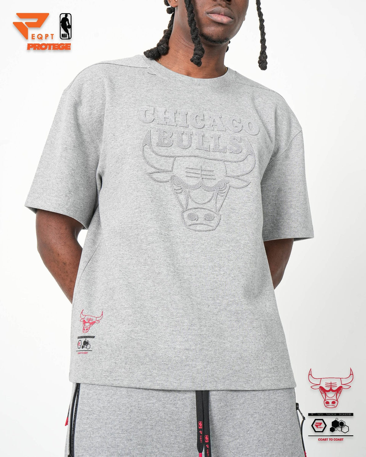 Chicago Bulls - NBA Men's Eco-Poly Interlock Tee T-Shirt