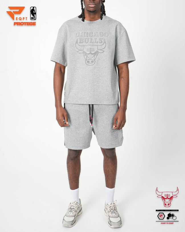 Chicago Bulls - NBA Men's Eco-Poly Interlock Tee T-Shirt