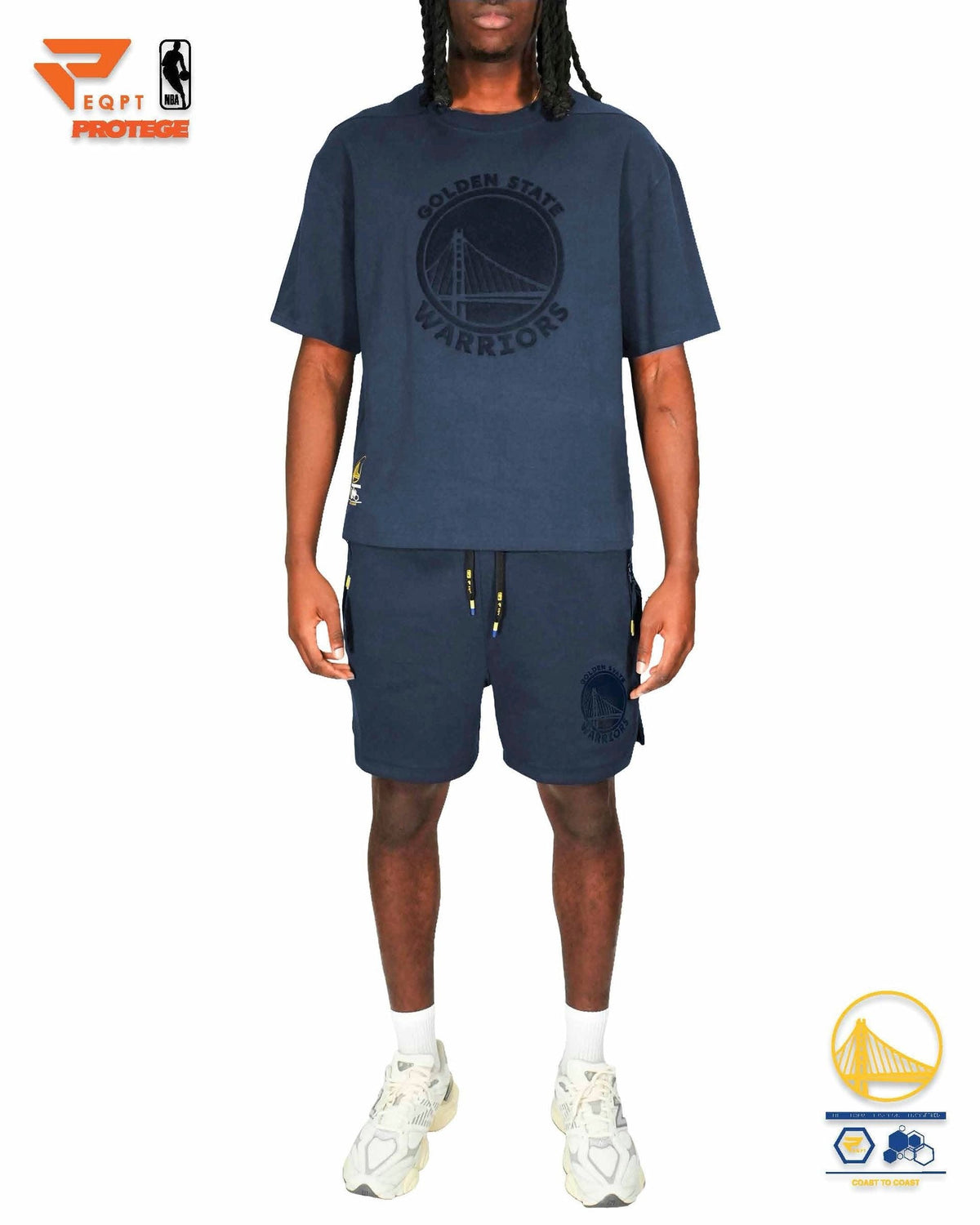 Golden State Warriors - NBA Men's Eco-Poly Interlock Tee T-Shirt