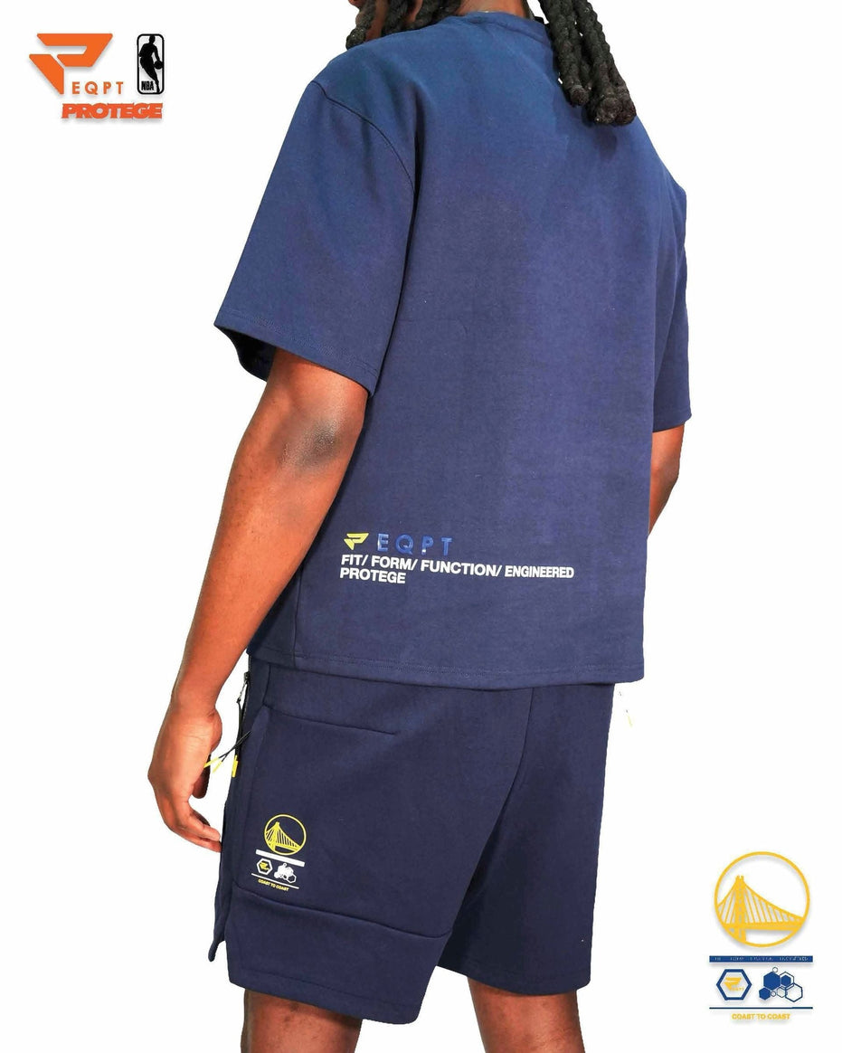 Golden State Warriors - NBA Men's Eco-Poly Interlock Tee T-Shirt