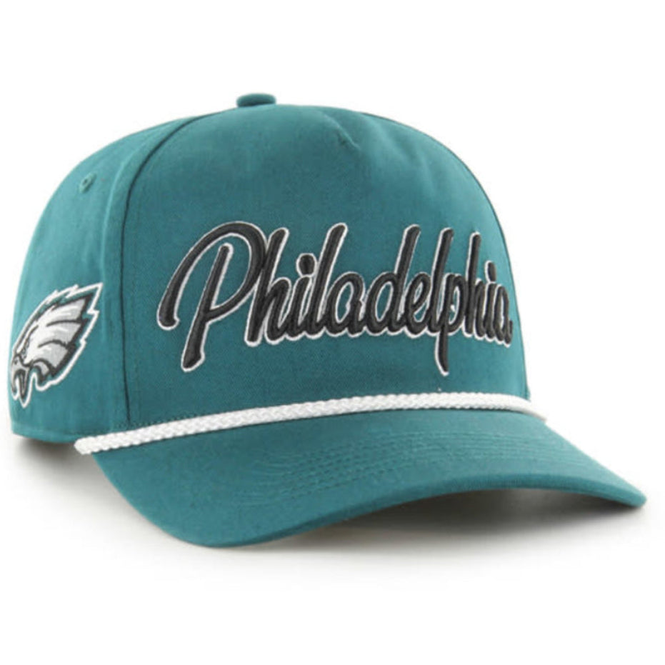 Philadelphia Eagles - Pacific Green Overhand Hitch RF Hat, 47 Brand