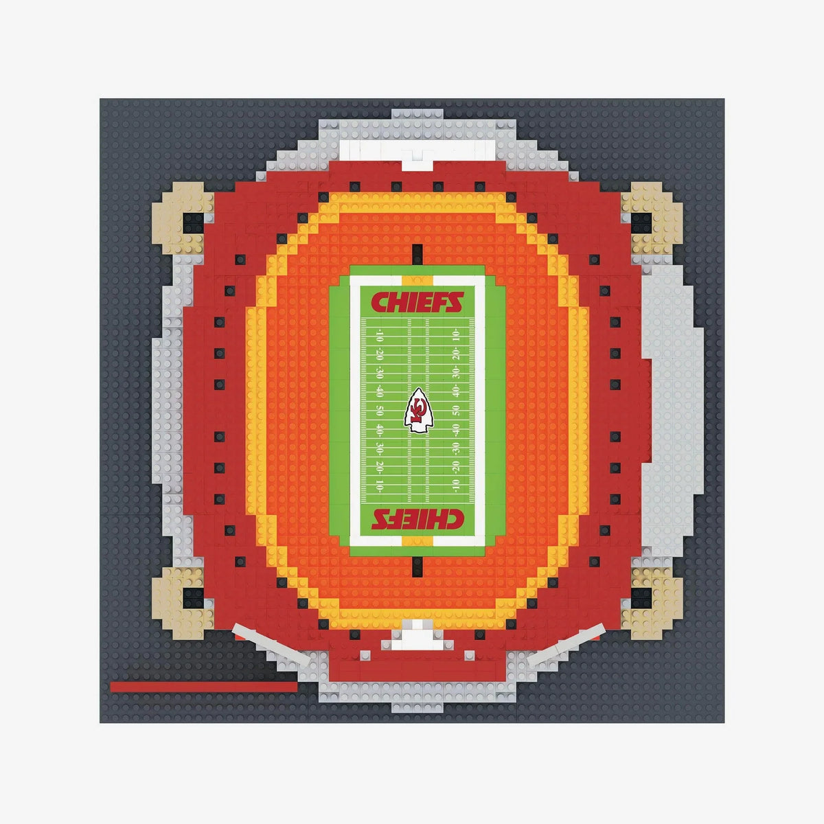 Kansas City Chiefs - NFL Arrowhead BRXLZ Stadium Building Brick