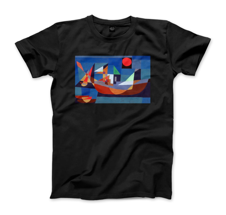 Paul Klee, Ruehende Schiffe (Resting Ships), 1927 Artwork T-Shirt