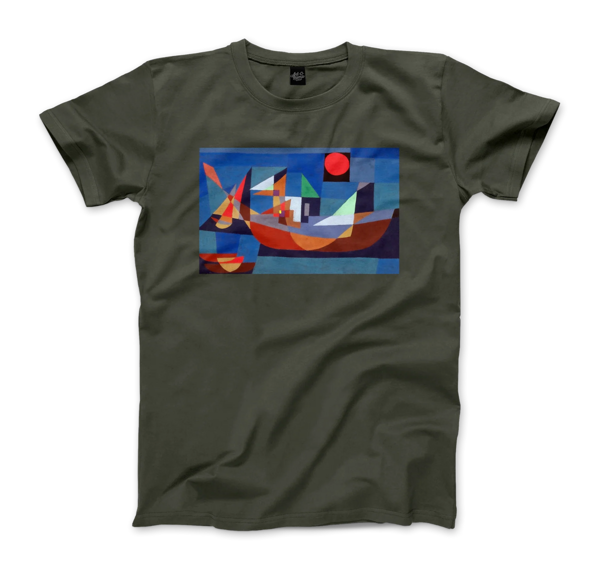 Paul Klee, Ruehende Schiffe (Resting Ships), 1927 Artwork T-Shirt