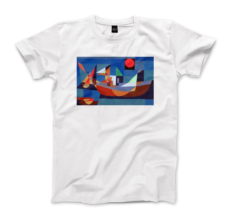 Paul Klee, Ruehende Schiffe (Resting Ships), 1927 Artwork T-Shirt