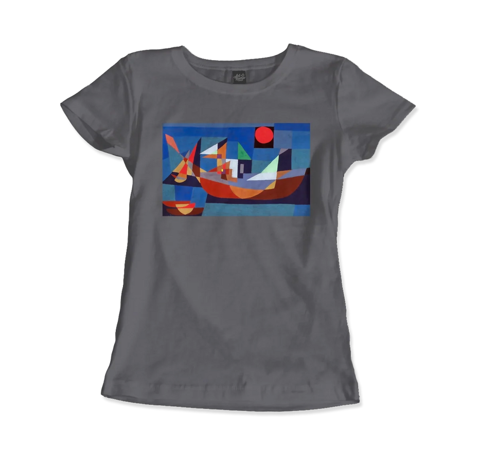 Paul Klee, Ruehende Schiffe (Resting Ships), 1927 Artwork T-Shirt