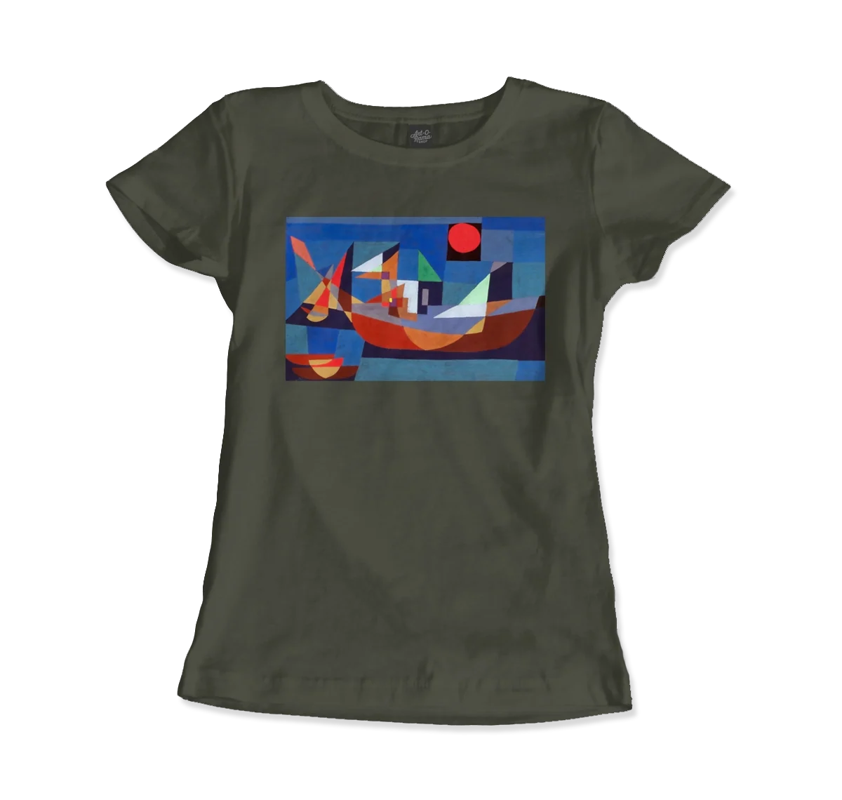 Paul Klee, Ruehende Schiffe (Resting Ships), 1927 Artwork T-Shirt