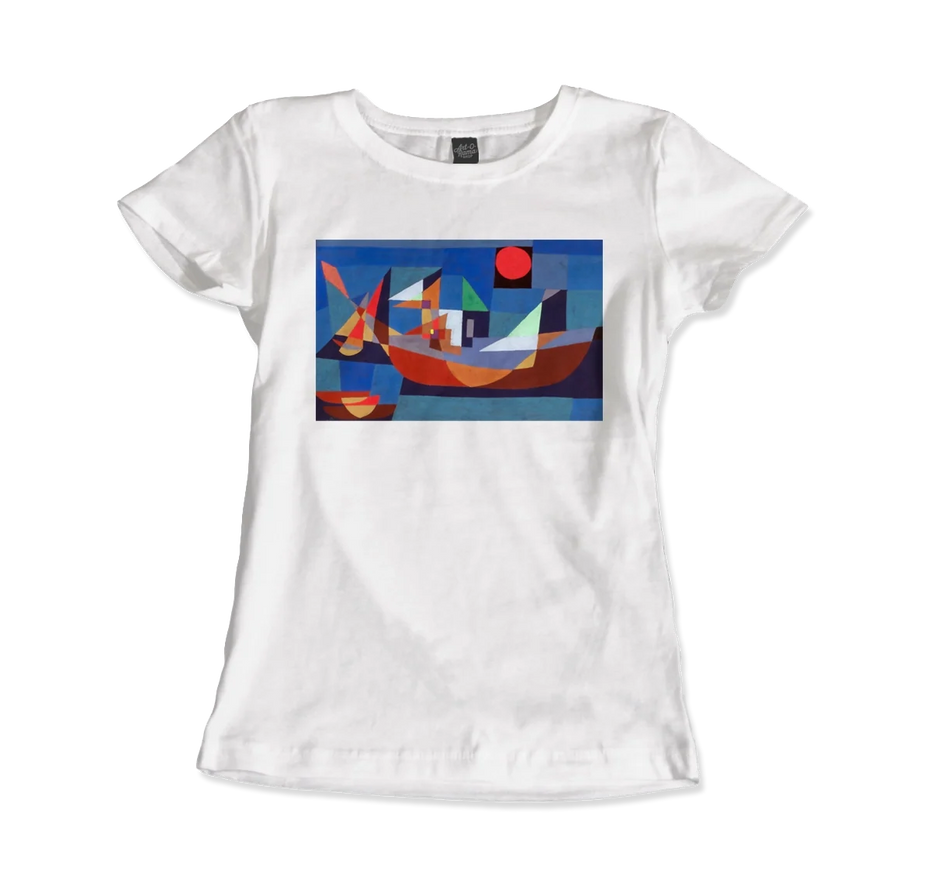 Paul Klee, Ruehende Schiffe (Resting Ships), 1927 Artwork T-Shirt