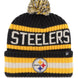 Pittsburgh Steelers - Bering Black Cuffed Knit, 47 Brand
