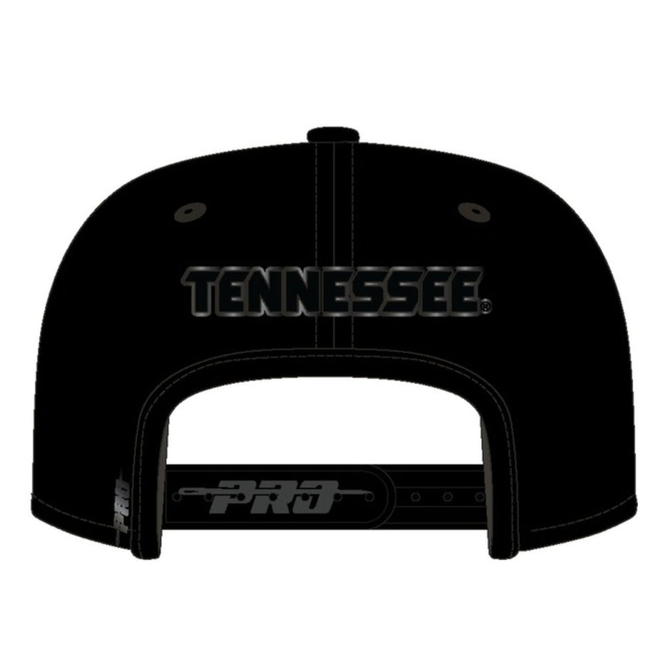 Tennessee Volunteers - NCAA Knoxville Triple Black Snapback Men's Hat