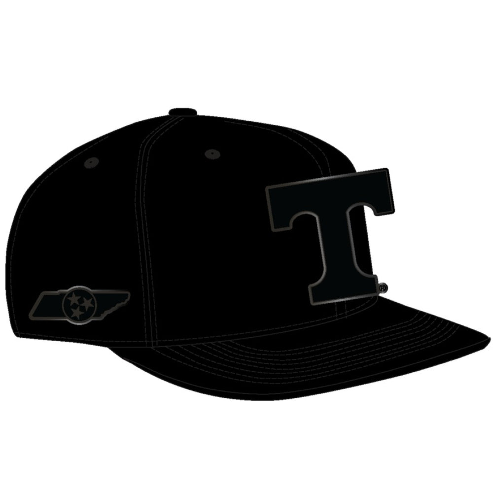 Tennessee Volunteers - NCAA Knoxville Triple Black Snapback Men's Hat