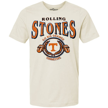 Tennessee Volunteers - Rolling Stone College Seal Thrifted Distressed Tee T-Shirt
