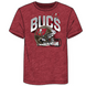 Tampa Bay Buccaneers - Men's Iconic Tri-Blend End Around T-Shirt