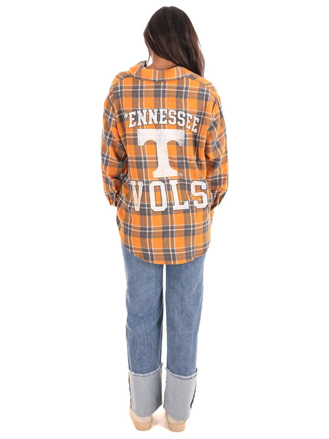 Tennessee Volunteers - NCAA Meyer Plaid Shirt