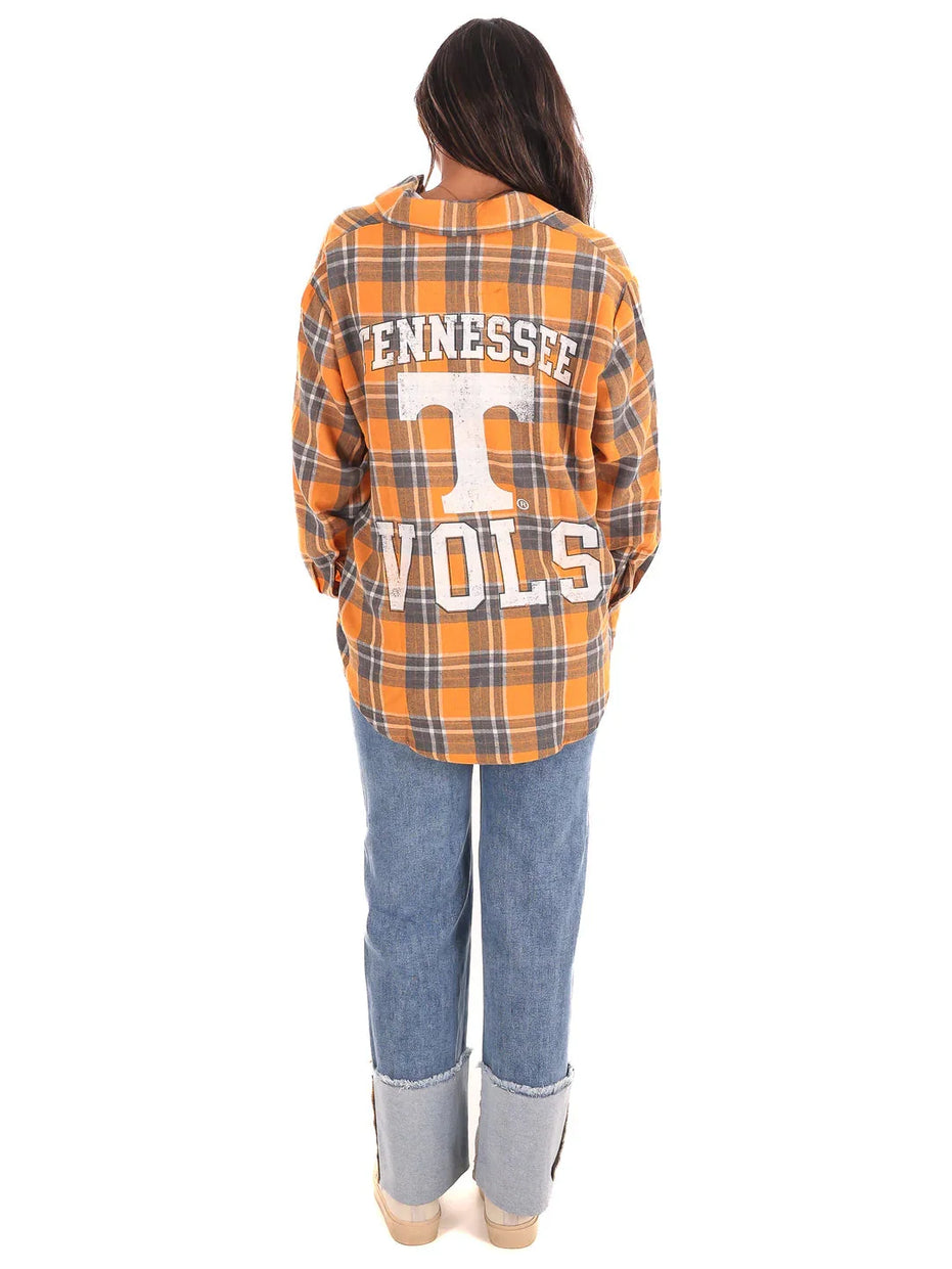 Tennessee Volunteers - NCAA Meyer Plaid Shirt