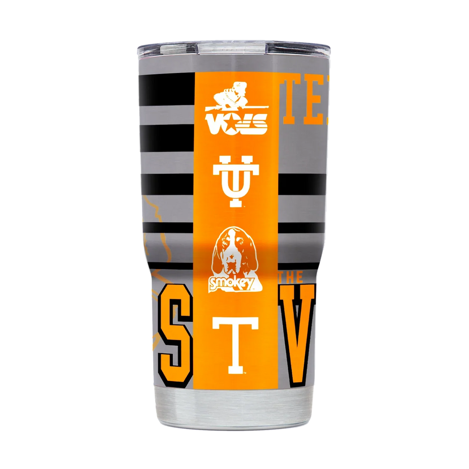 Tennessee Volunteers - Tennessee 20oz College Vault Metal Tumbler