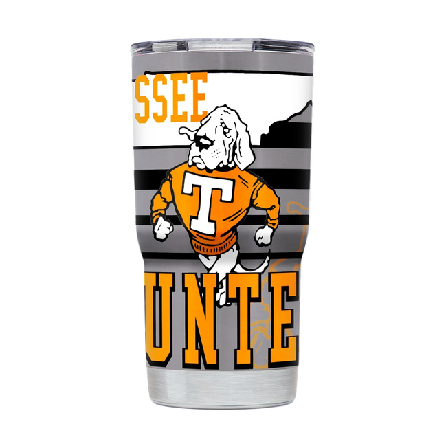 Tennessee Volunteers - Tennessee 20oz College Vault Metal Tumbler