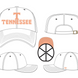 Tennessee Volunteers - White Luminance 47 Clean Up Woman Hat