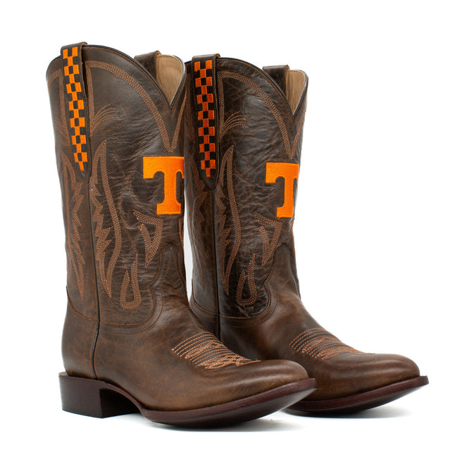 Tennessee Volunteers - Shane Brown Men's Medium Round Toe Western Boot