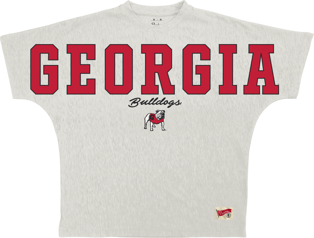 Georgia Bulldogs "Flanigan Modesto" -  Crew-Neck Short Sleeve T-Shirt