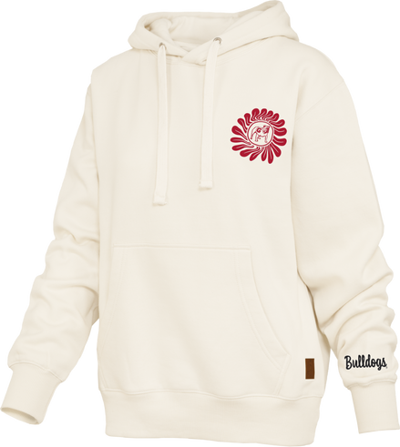 Georgia Bulldogs - "Elena Janise" Reverse Weave Fleece Oversize Hoodie