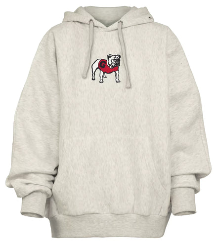 Georgia Bulldogs - "Belvedere" Single-Piece Dolman-Style Oversize Hoodie