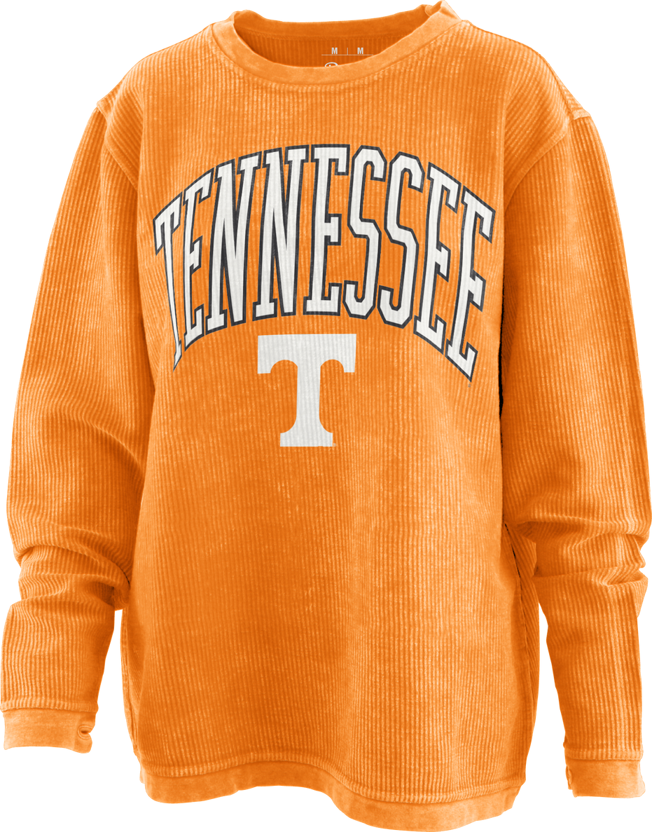 Tennessee "Nelson" - Long-Sleeve Crew-Neck Oversized Corded Top