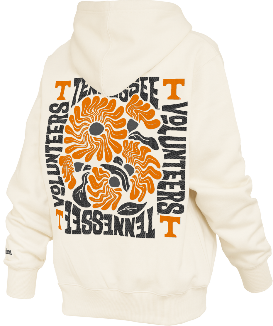 Tennessee Volunteers - "Elena Janise" Reverse Weave Fleece Oversize Hoodie