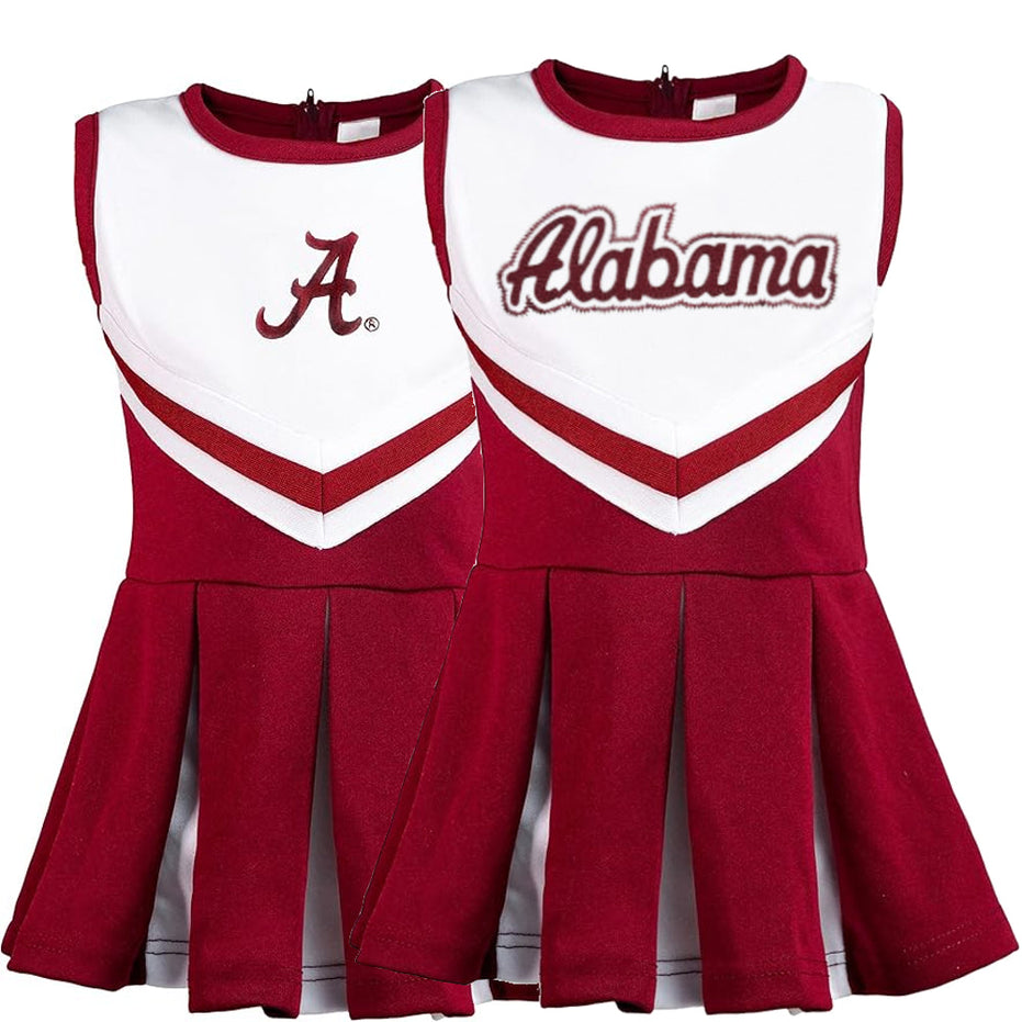 Alabama Crimson Tide Girls Infant Time for Recess Cheer Dress