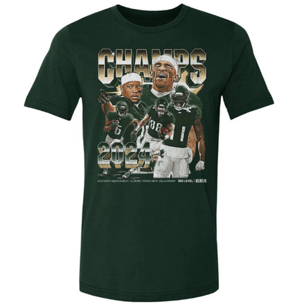 Philadelphia Eagle NFL - Champs 2024 Vintage Forest Green Adult T-Shirt