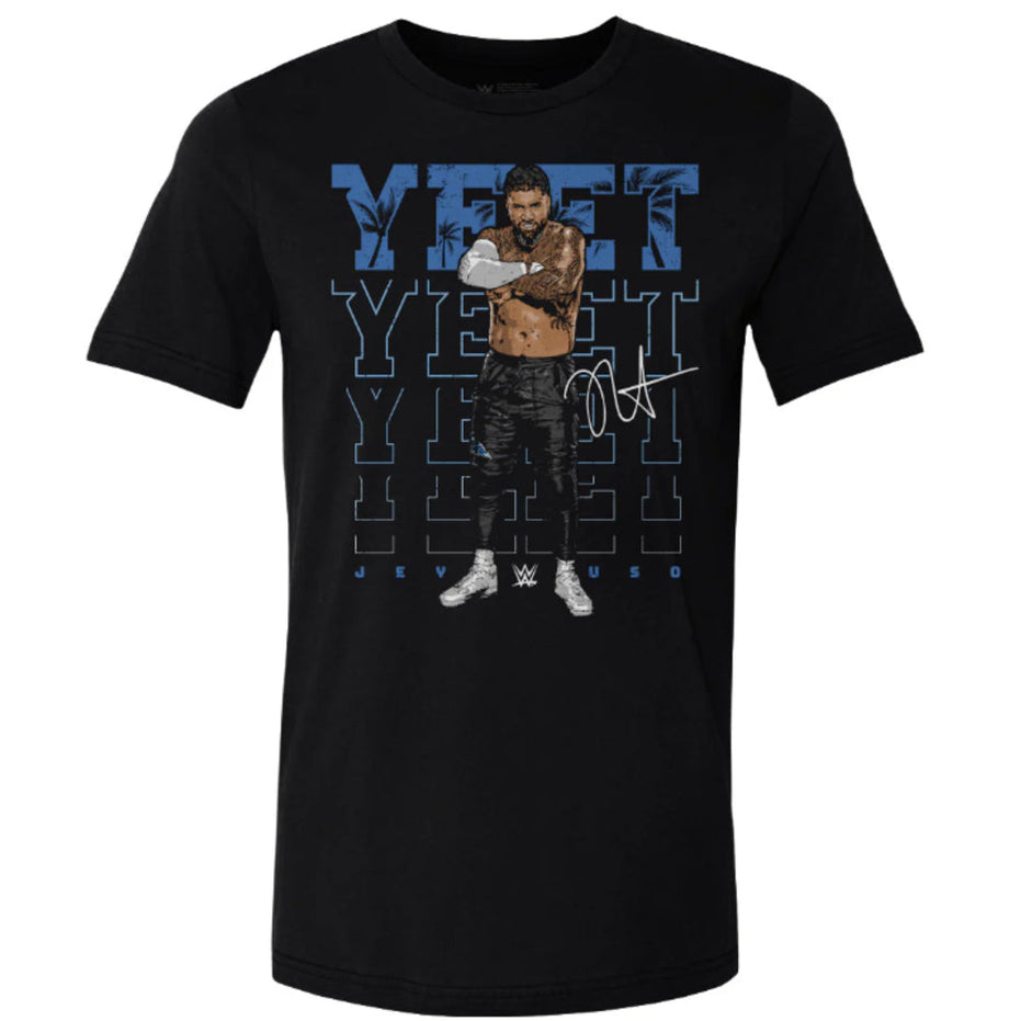 WWE Yeet - Jey Uso Black Adult T-Shirt