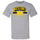 Michigan Wolverines - Grey Athletic Short Sleeve T-Shirt